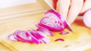 Chopping onions without crying